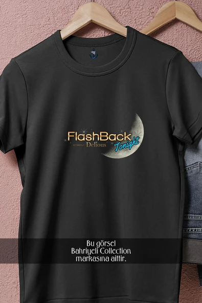 Oversize Flashback Tonight  Tasarımlı Unisex T-Shirt - Resim 11