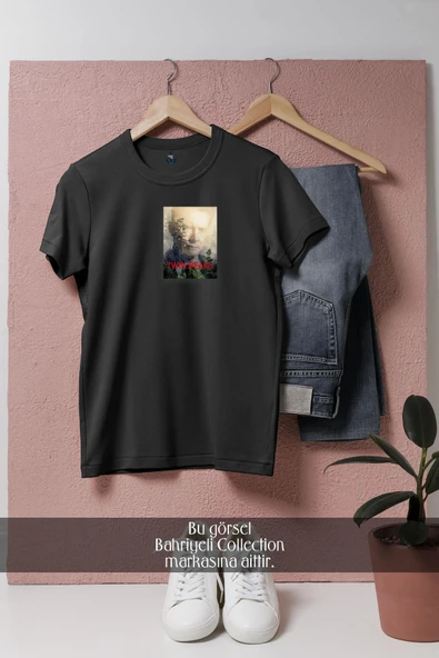 Oversize Twin Peaks Television Show  Tasarımlı Unisex T-Shirt - Resim 4