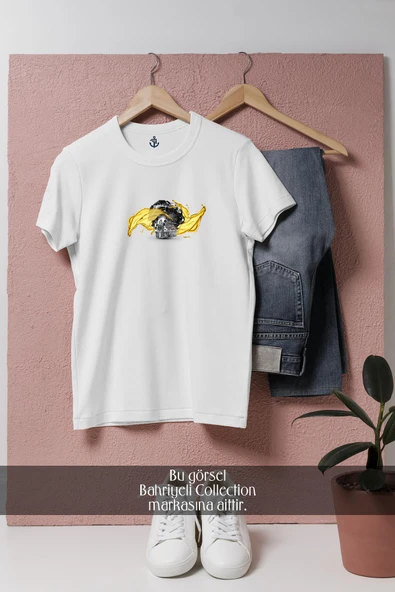 Oversize Vektörel Motor  Tasarımlı Unisex T-Shirt ürün görseli