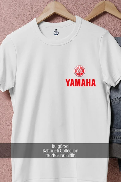 Oversize Yamaha Logo  Cep Tasarımlı Unisex T-Shirt - 2