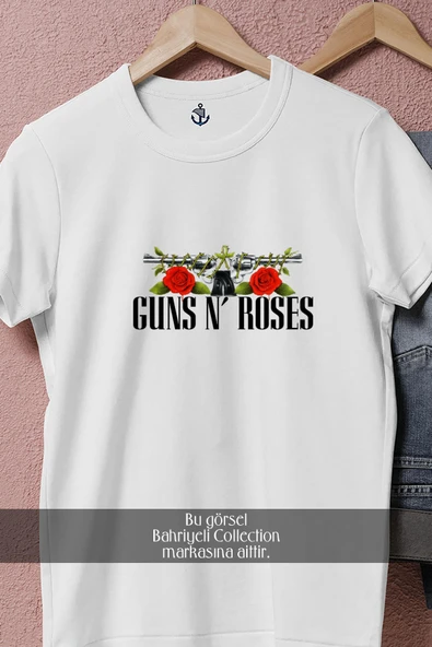 Oversize Guns N' Roses Weapon  Tasarımlı Unisex T-Shirt - Resim 8