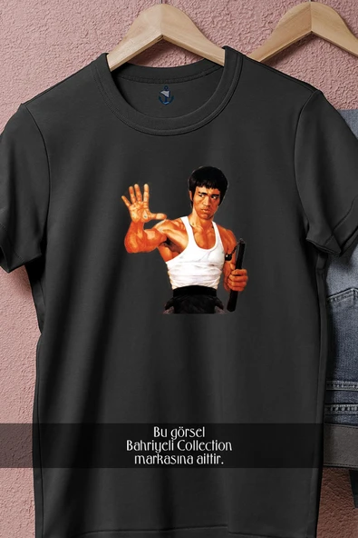 Oversize The Of Bruce Lee Temple Run 2, Bruce Lee  Tasarımlı Unisex T-Shirt - 11