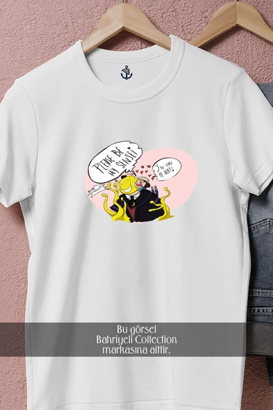 Oversize Koro-Sensei Character Homo Sapiens  Tasarımlı Unisex T-Shirt - Resim 8