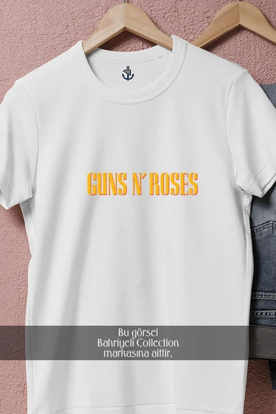 Oversize Guns N' Roses   Tasarımlı Unisex T-Shirt - Resim 8