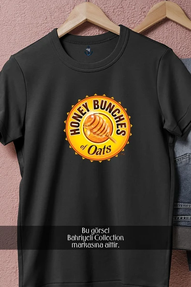 Oversize Honey Bunches Of Oats  Tasarımlı Unisex T-Shirt - Resim 5