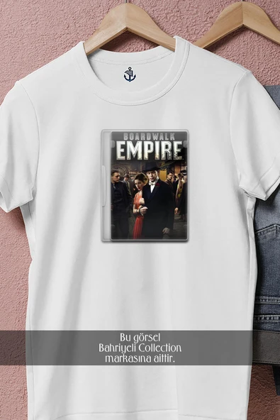 Oversize Boardwalk Empire  Tasarımlı Unisex T-Shirt - Resim 8
