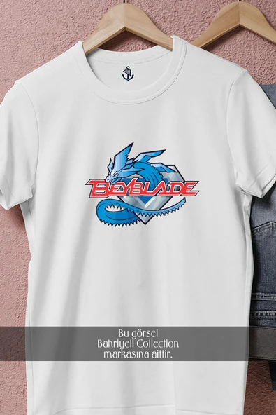Oversize Beyblade- Shogun Steel  Tasarımlı Unisex T-Shirt - Resim 2