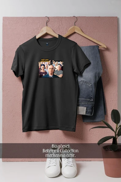 Oversize Curb Your Enthusiasm Series  Tasarımlı Unisex T-Shirt - Resim 10