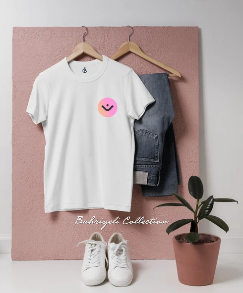 Oversize mantra om coin Cep Tasarımlı Unisex T-Shirt - 1