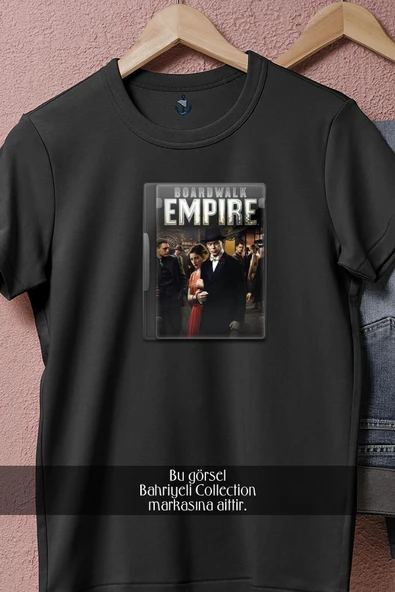 Oversize Boardwalk Empire  Tasarımlı Unisex T-Shirt - Resim 5