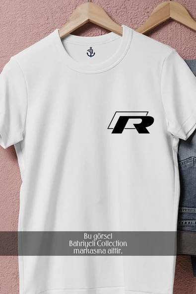 Oversize Vw R Line Cep Tasarımlı Unisex T-Shirt - Resim 8