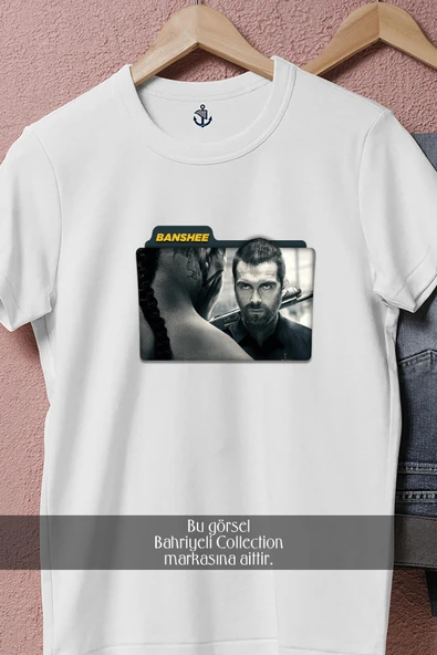 Oversize Antony Starr Banshee, Season 1 Television  Tasarımlı Unisex T-Shirt - Resim 2