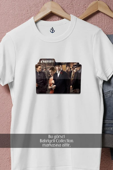 Oversize Nucky Thompson Atlantic City Television Show  Tasarımlı Unisex T-Shirt - Resim 2