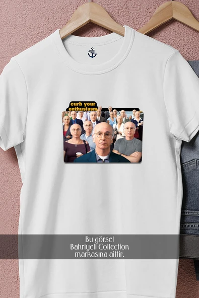 Oversize Curb Your Enthusiasm Series  Tasarımlı Unisex T-Shirt - Resim 2