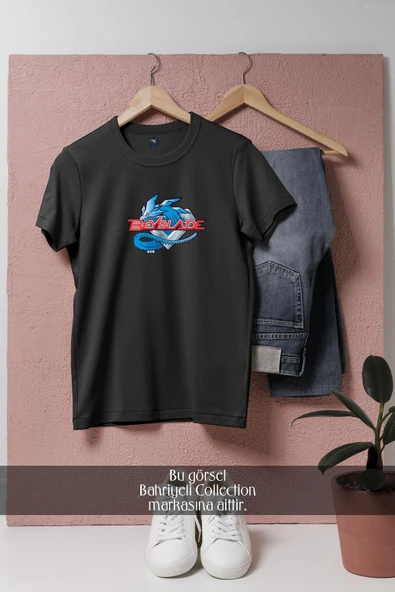 Oversize Beyblade- Shogun Steel  Tasarımlı Unisex T-Shirt - Resim 4