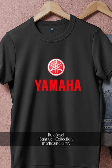 Oversize Yamaha Logo  Tasarımlı Unisex T-Shirt - Resim 11