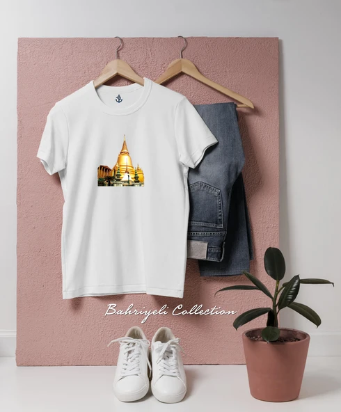 Oversize hailand Poster Travel _ gezgin Tasarımlı Unisex T-Shirt ürün görseli