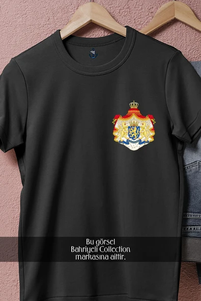 Oversize Coat Of Arms Of The Netherlands Hollanda Cep Tasarımlı Unisex T-Shirt - Resim 11