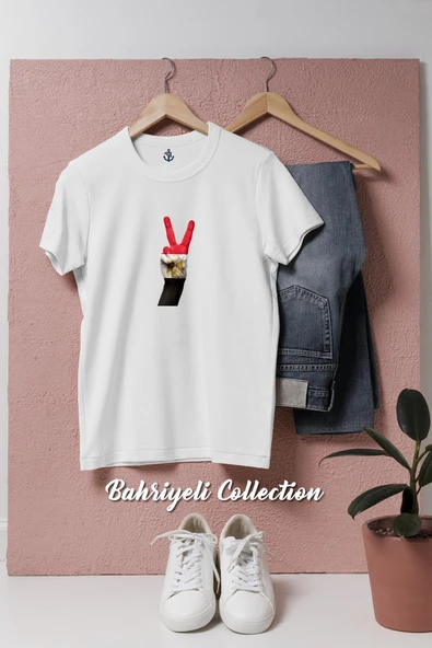 Oversize Egpyt Mısır Özgürlük  Tasarımlı Unisex T-Shirt - Resim 9