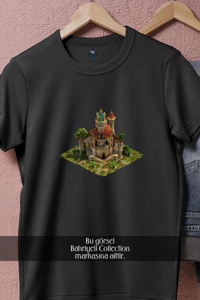 Oversize Elvenar Building Tribal Wars 2 Innogames  Tasarımlı Unisex T-Shirt - Resim 11
