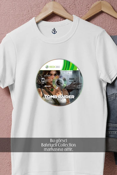 Oversize Tomb Raider Cd  Tasarımlı Unisex T-Shirt - Resim 2