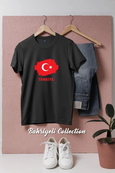 Oversize Türkiye  Tasarımlı Unisex T-Shirt - Resim 3