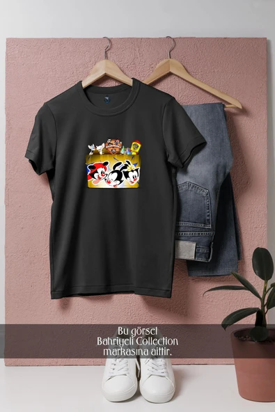 Oversize Animaniacs  Tasarımlı Unisex T-Shirt - Resim 10