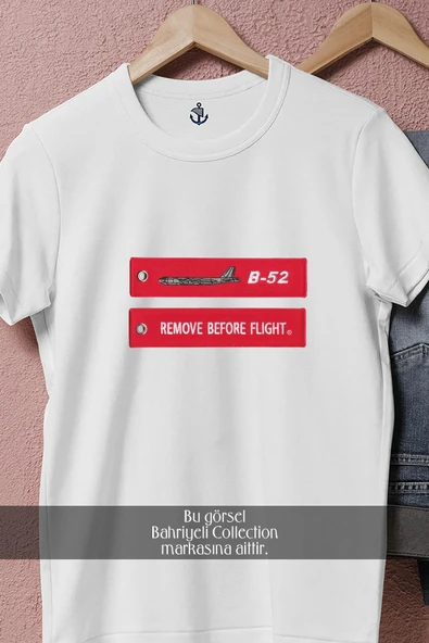 Oversize B 52 Bombardıman Uçağı  Tasarımlı Unisex T-Shirt - Resim 2
