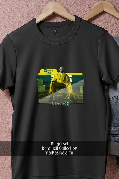 Oversize Breaking Bad Season  Tasarımlı Unisex T-Shirt - Resim 5