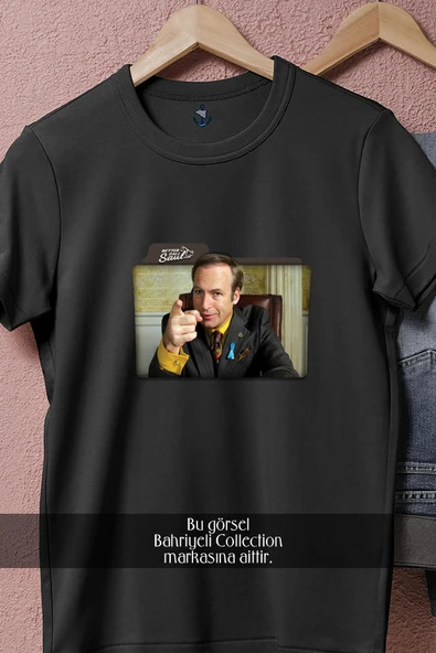 Oversize Better Call Saul Dizi  Tasarımlı Unisex T-Shirt - Resim 11