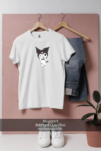 Oversize Hello Kitty My Melody Kuromi  Tasarımlı Unisex T-Shirt - Resim 2