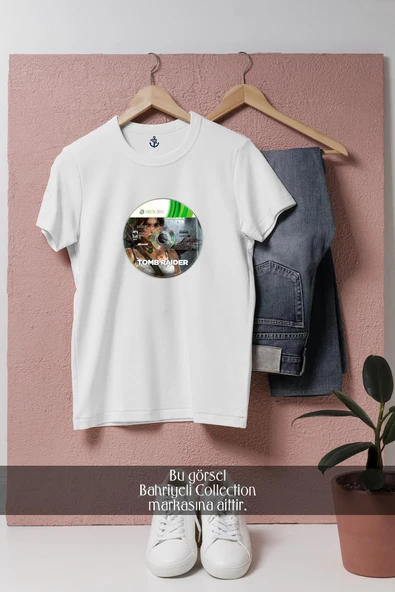 Oversize Tomb Raider Cd  Tasarımlı Unisex T-Shirt - Resim 7