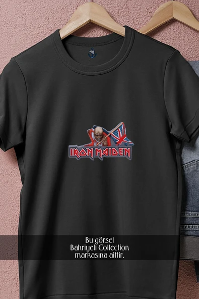 Oversize İron Maiden   Tasarımlı Unisex T-Shirt - Resim 11