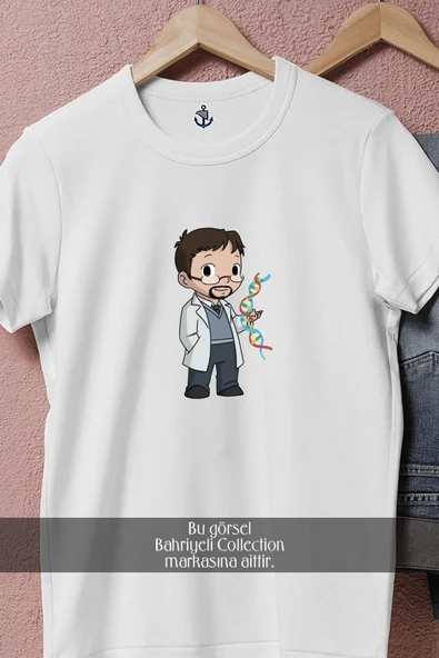 Oversize Biologist Teacher Sciences  Tasarımlı Unisex T-Shirt - Resim 2