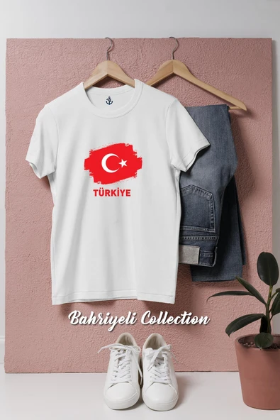 Oversize Türkiye  Tasarımlı Unisex T-Shirt - Resim 9