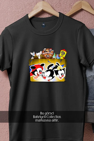 Oversize Animaniacs  Tasarımlı Unisex T-Shirt - Resim 5