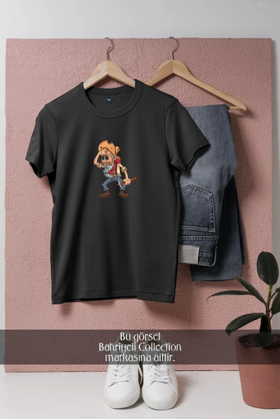 Oversize Altın Madencisi  Tasarımlı Unisex T-Shirt - Resim 4