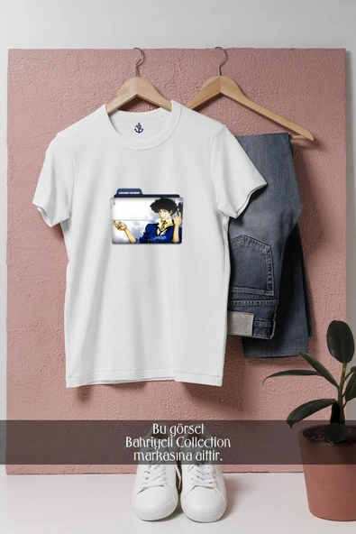 Oversize Cowboy Bebop  Tasarımlı Unisex T-Shirt - 1