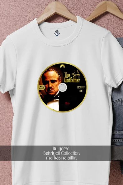 Oversize Marlon Brando The Godfather  Tasarımlı Unisex T-Shirt - Resim 2