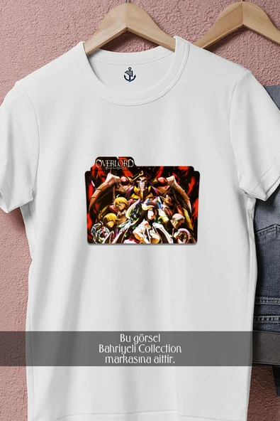Oversize Overlord V1 Anime  Tasarımlı Unisex T-Shirt - Resim 8