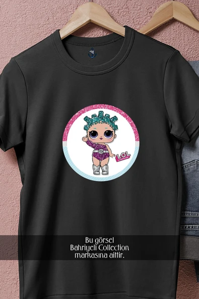 Oversize L O L  Surprise Bebek  Tasarımlı Unisex T-Shirt - Resim 11