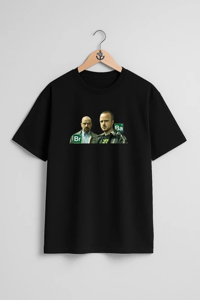 Oversize Breaking Bad Television Show Göğüs Tasarımlı Unisex T-Shirt - Resim 9