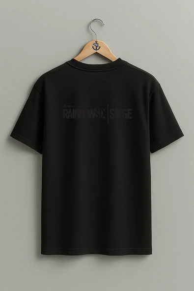 Oversize Tom Clancy's Rainbow Six Siege Sırt Tasarımlı Unisex T-Shirt - Resim 9