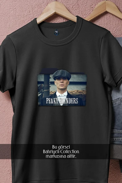 Oversize Peaky_Blinders  Tasarımlı Unisex T-Shirt - Resim 10