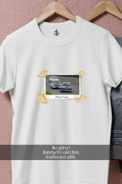Oversize Lotus Cars Porsche Lotus Elan Lotus Cortina  Tasarımlı Unisex T-Shirt - Resim 8