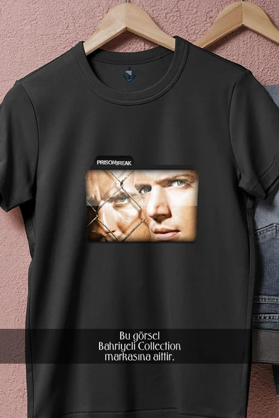 Oversize Prison Break  Tasarımlı Unisex T-Shirt - Resim 10