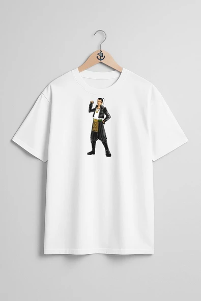 Oversize Java Petruk Cepot Wayang Punokawan Göğüs Tasarımlı Unisex T-Shirt - Resim 7