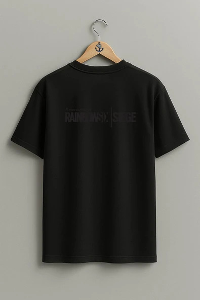 Oversize Tom Clancy's Rainbow Six Siege Sırt Tasarımlı Unisex T-Shirt - Resim 11