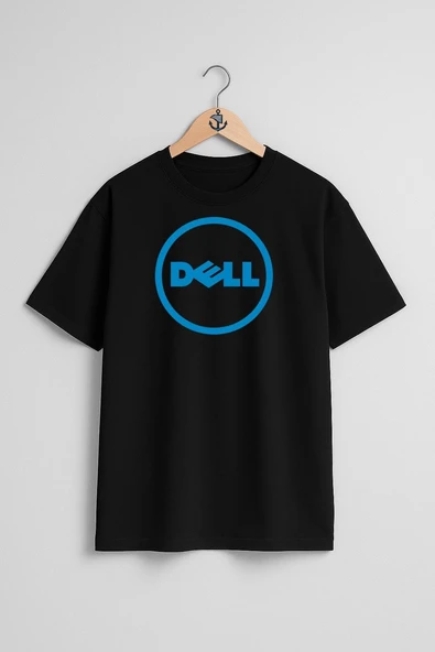 Oversize Dell Optiplex Laptop Göğüs Tasarımlı Unisex T-Shirt - Resim 9