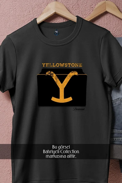 Oversize Yellowstone Yabancı Dizi  Tasarımlı Unisex T-Shirt - Resim 10